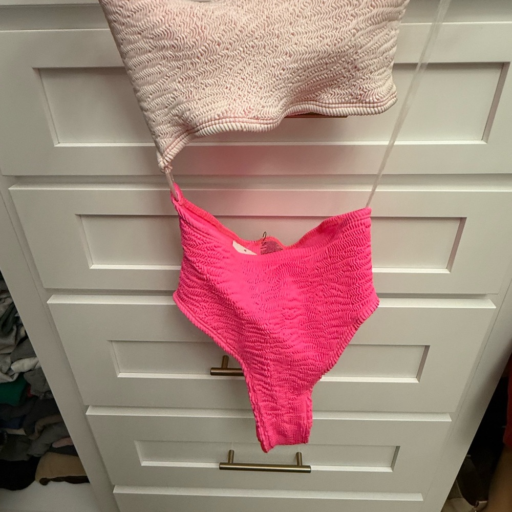 Pink Women's One Piece Swimsuit